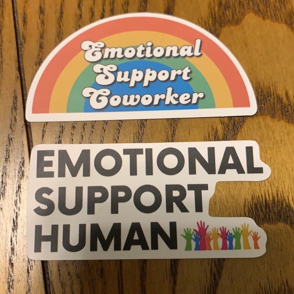 Other - Emotional support coworker /human stickers
